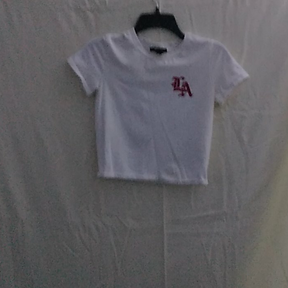 Size small crop top white la design